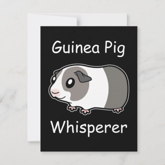Guinee Pig Whisperer Notitiekaartje (Voorkant)