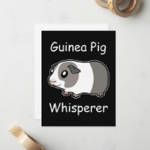 Guinee Pig Whisperer Notitiekaartje (Voorkant / Achterkant in situ)