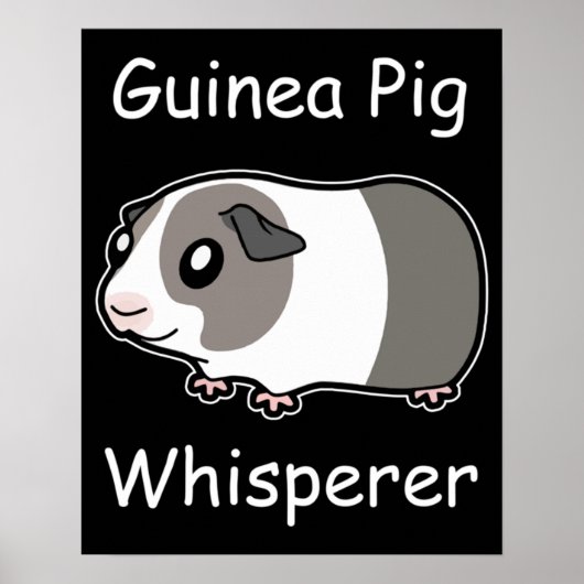 Guinee Pig Whisperer Poster (Voorkant)
