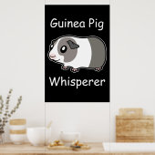 Guinee Pig Whisperer Poster (Keuken)