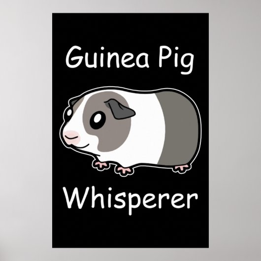Guinee Pig Whisperer Poster (Voorkant)
