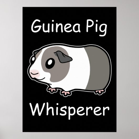 Guinee Pig Whisperer Poster (Voorkant)