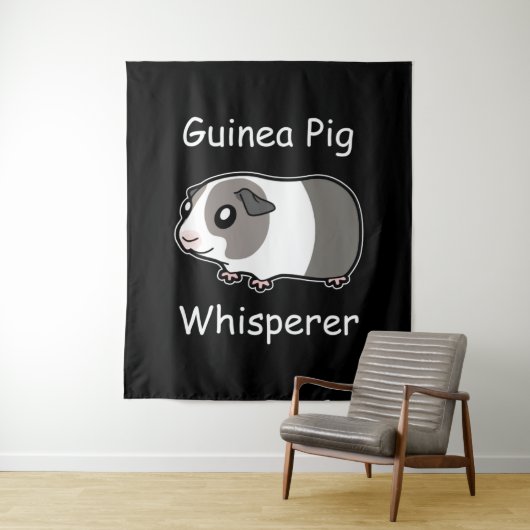 Guinee Pig Whisperer Wandkleed (In situ)