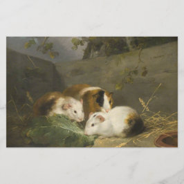 Guinee Pigs (door George Morland) Briefpapier