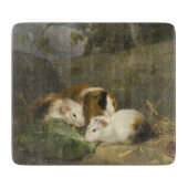 Guinee Pigs (door George Morland) Snijplank (Voorkant)
