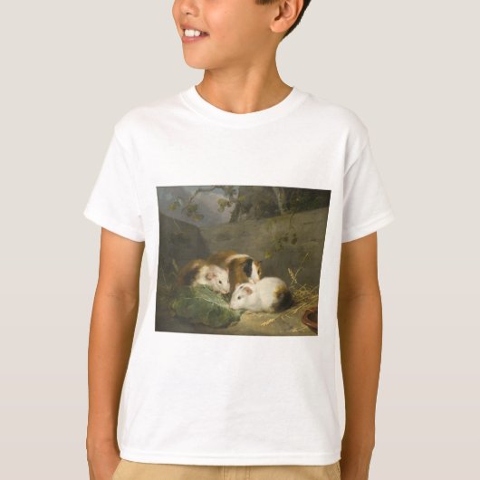 Guinee Pigs (door George Morland) T-shirt (Voorkant)