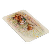 Guinee-Pigs in de tuin Magneet (Rechterzijde)