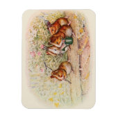 Guinee-Pigs in de tuin Magneet (Verticaal)