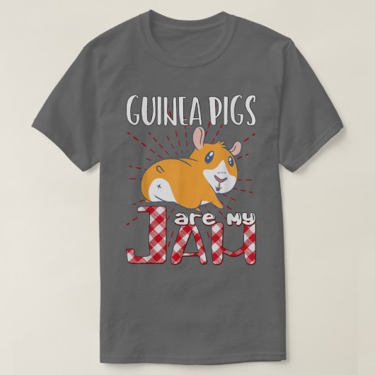 Guinee Pigs is mijn jam 629 T-shirt (Design voorkant)