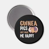 Guinee Pigs maakt me gewoon blij Magneet (Voorkant / Achterkant)