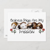 GUINEE PIGS PASSION.jpg Briefkaart (Voorkant / Achterkant)
