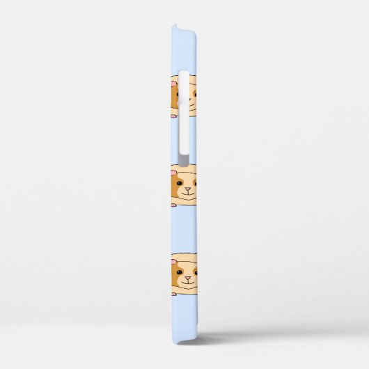 Guinee Pigs Pattern op Pastel Blue. Case-Mate iPhone Case (Achterkant / Links)