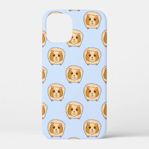 Guinee Pigs Pattern op Pastel Blue. Case-Mate iPhone Case