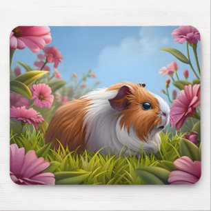 Guinee Pig's Pink Flower Paradise Muismat