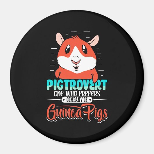 Guinee Pigtrovert Magneet (Voorkant)