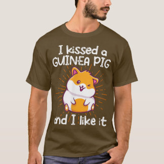 Guinee pik heb een cavia gekust en ik hou ervan. t-shirt
