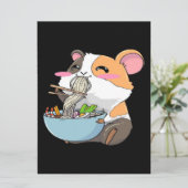 Guinee Ramen Noodles Food Pet Lover Gift Menu (Staand voorkant)