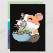 Guinee Ramen Noodles Food Pet Lover Gift Menu (Voorkant / Achterkant)