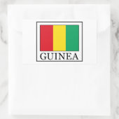 Guinee Rechthoekige Sticker (Tas)