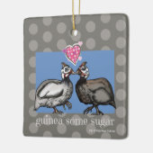 GUINEE SOMMIGE SUIKERpolkadot keramische siervoorw Keramisch Ornament (Links)