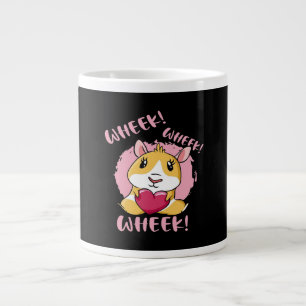 Guinee Varken Heart Wheek Kute Baby Pet Lover Grote Koffiekop