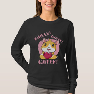 Guinee Varken Heart Wheek   Kute Baby Pet Lover T-shirt