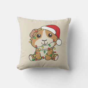 Guinee Varken Kerstmis Winter Dieren Vakantie Kussen