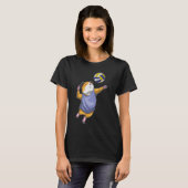 Guinee varken Volleybal speler Volleybal T-shirt (Voorkant volledig)
