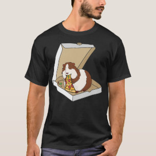 Guinee - Varkens eten Pizza Funny Pet Eigenaar Gif T-shirt