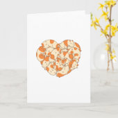 Guinee Varkens Heart Kaart (Gele Bloem)