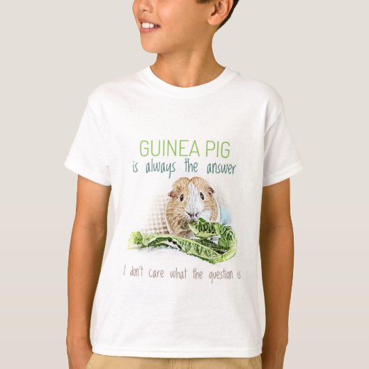 Guinee Varkens is altijd het T-shirt van het Kind (Voorkant)