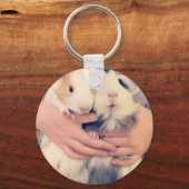 Guinee-Varkenshaar sleutelhanger (Voorkant)