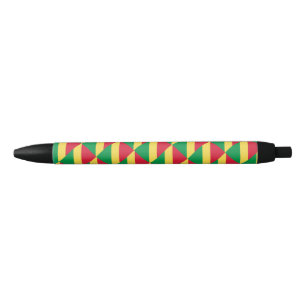 Guinee Vlag Balpen Zwarte Inkt Pen