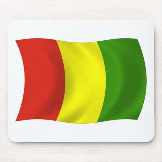 Guinee-vlag Mousepad Muismat (Voorkant)