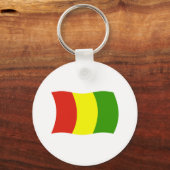 Guinee Vlag Sleutelhanger (Voorkant)