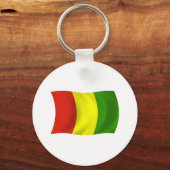 Guinee Vlag Sleutelhanger (Voorkant)