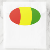 Guinee Vlag Sticker (Tas)