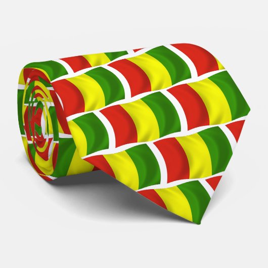 Guinee Vlag Stropdas (Opgerold)