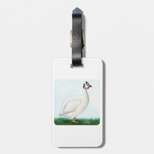 Guinee White Bagagelabel (Achterkant verticaal)