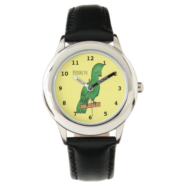 Guinese cartoon horloge (Voorkant)