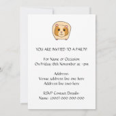 Guinese Cartoon. Kaart (Achterkant)