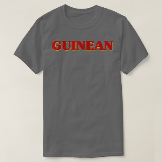 Guinese DNA Roots esthetische nationaliteit Pride  T-shirt (Design voorkant)