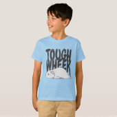 Guinese hoest Wheek White Albino Guinea Pig T-shirt (Voorkant volledig)