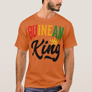 Guinese koning Guinee-Guinese vlag1 T-shirt