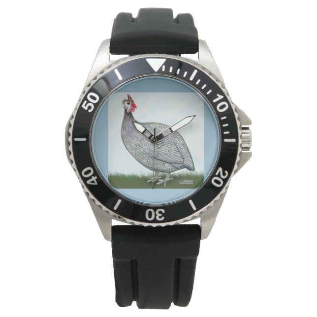 Guinese lavender On Watch Horloge (Voorkant)
