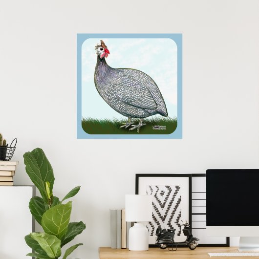 Guinese lavender On Watch Poster (Thuiskantoor)