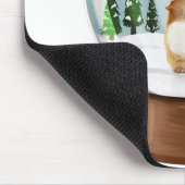 Guinese sneeuw wereldbol xmas pjs outfit kerstmis. muismat (Hoek)