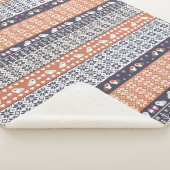 Guinese Vargen Fair Isle Pattern Sherpa Deken (3/4)