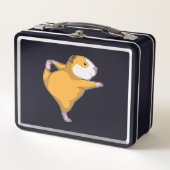 Guinese varken bij Yoga Stretching (Voorkant)