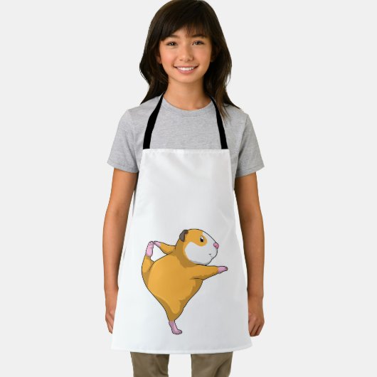 Guinese varken bij Yoga Stretching Schort (Insitu)